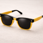 Yellow & Black Retro Sunglasses
