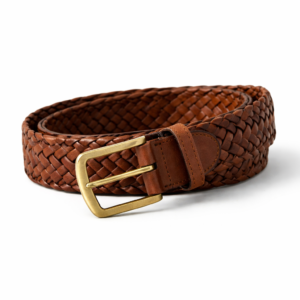 Classic Braided Leather Belt